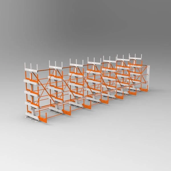 Roʻyxatdan oʻtish chiqish kantilever rack for 12m profile